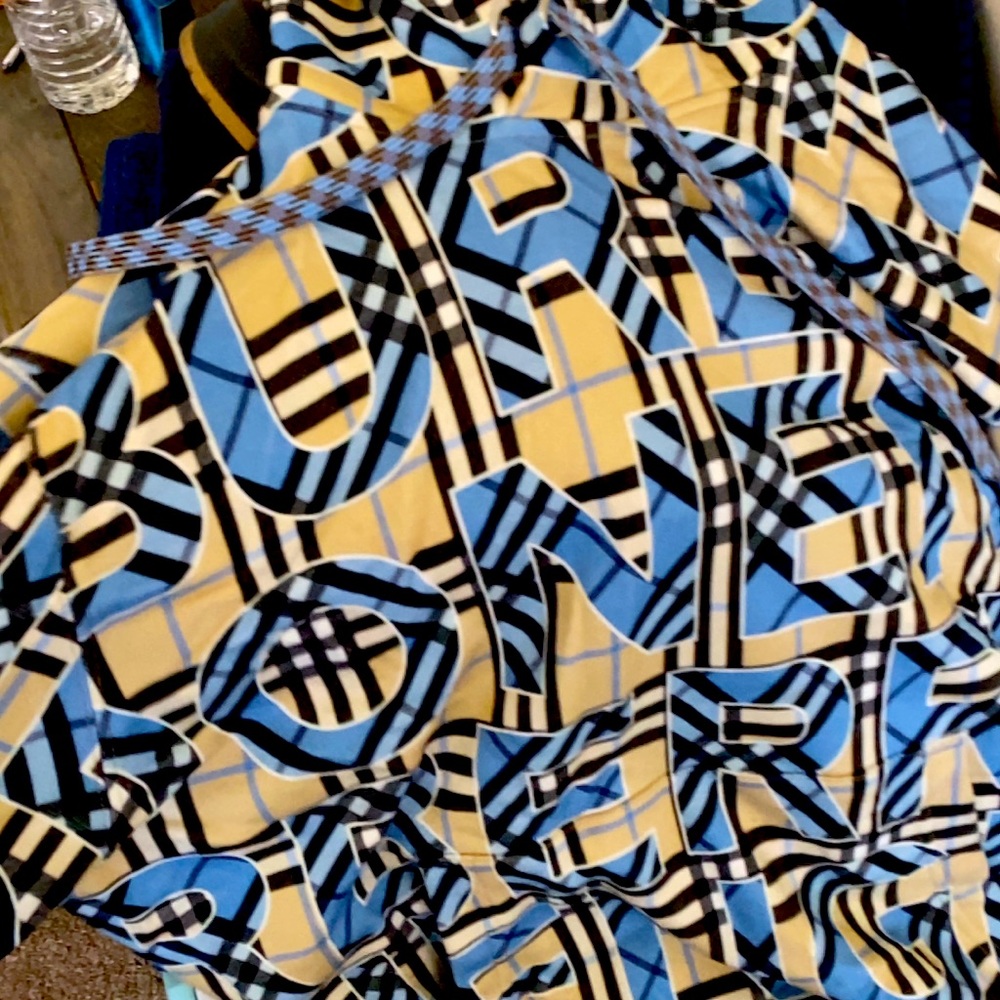 Blue Burberry jacket